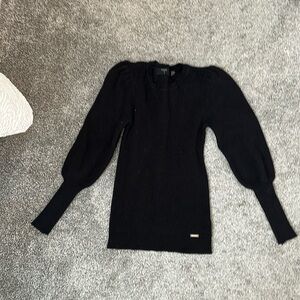 TAHARI balloon sleeves sweater